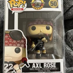 Funko Pop! Rocks: Music Guns N Roses Axl Rose Vinyl Figure #50 NEW W/ Protector