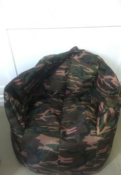 Camo bean bag
