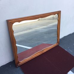 Vintage Kensbury House Mahogony Midcentury  Mirror Plated By Lenoir
