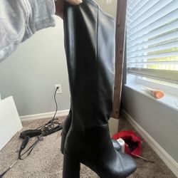 FASHION STEVE MADEN BLACK BOOTS