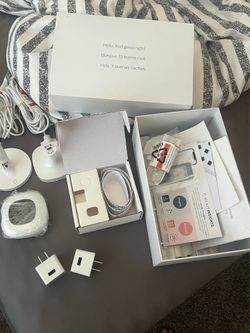 Nanit Pro Smart Baby Monitor N301 two-way audio camera set w/ wall mount #BU1108