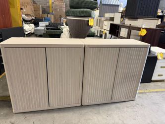 Buffet Cabinet with Storage Sideboard Accent Modern Credenza with Doors & Shelves