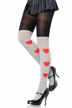 New Leg Avenue Alice In Wonderland Halloween Costume Tights One Size