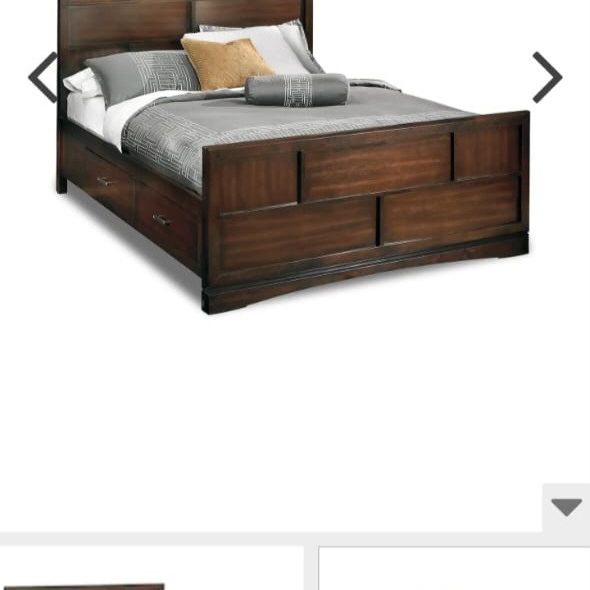 Cal King Bed With 4 Storage Drawes For Sale!!
