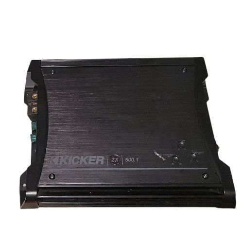 KICKER ZX500.1 500W RMS Car MONO D Audio Amplifier Power Amp Subwoofer ZX5001