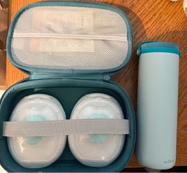Willow Go Breastpump and milk cooler with willow go travel case