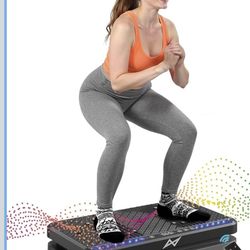 AXV Vibration Plate Fitness Platform Exercise Machine Vibrating Shaking Full Body Shaker Workout Vibrate Stand Shake Board Sport Gym for Weight Loss F