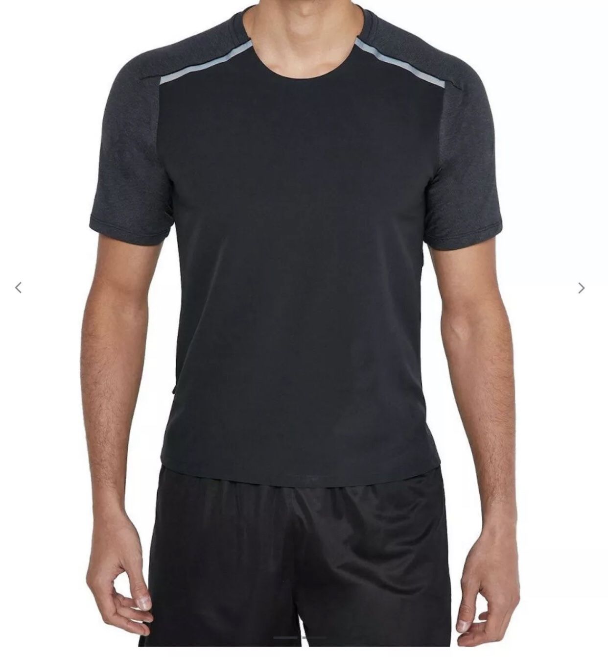 Nike Tech Pack Reflective Black Running Shirt BV5713-010 Mens Size Large L $90.