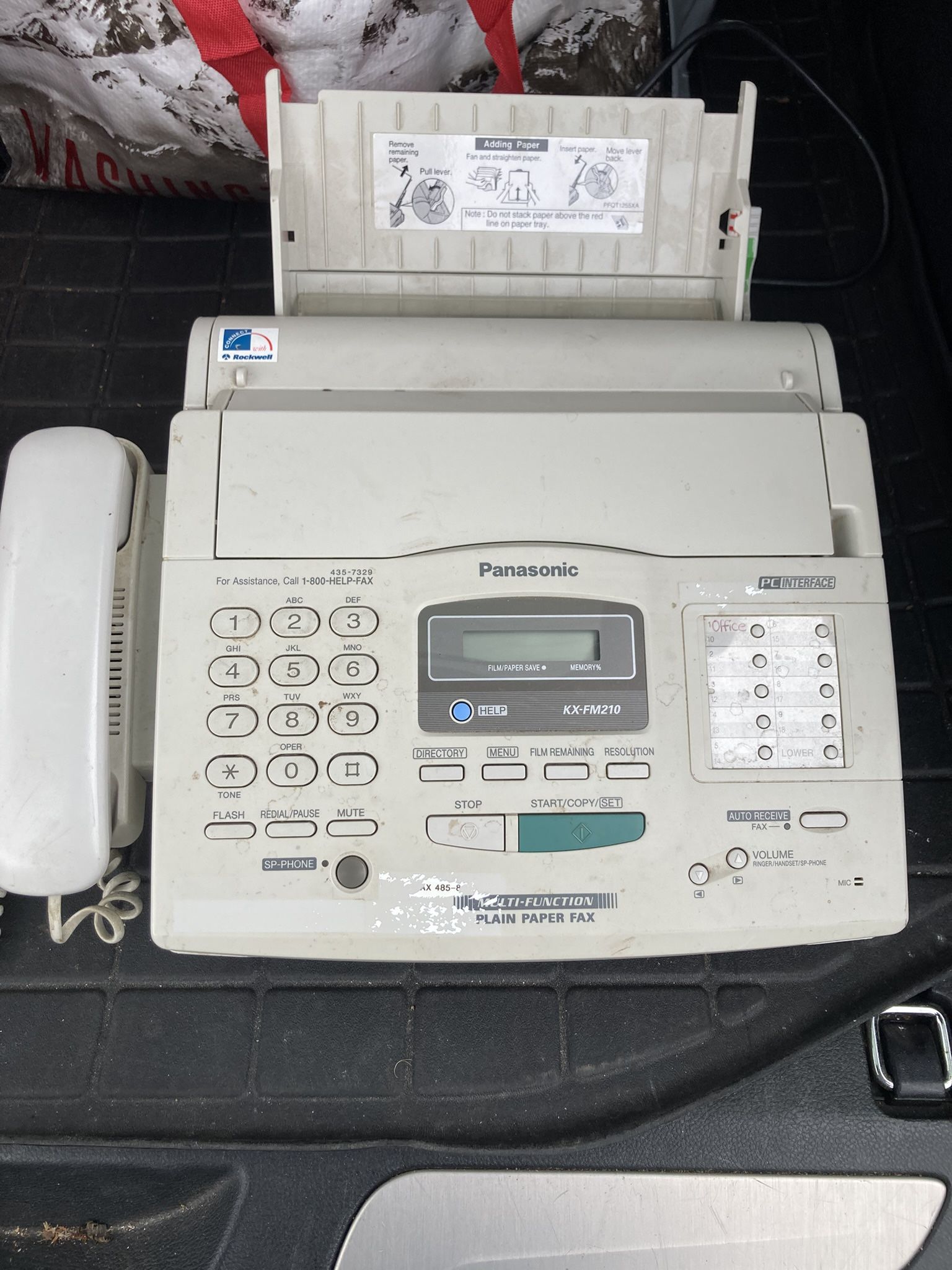 Panasonic KX-FM210 Multi Function Fax Machine