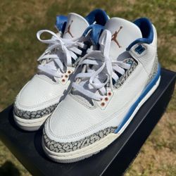 Jordan 3 Wizards Sz6.5y / 8W 2023