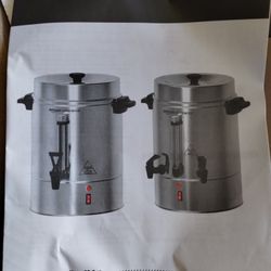 60-cup Aluminum Coffee Urn With 2 Spouts for Sale in Arnold, MO - OfferUp