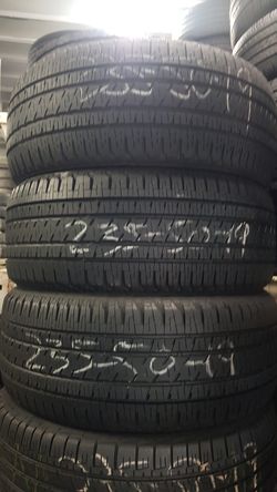 235/50/19 BRIDGESTONE DUELER tires exellent condition Install and high speed balance