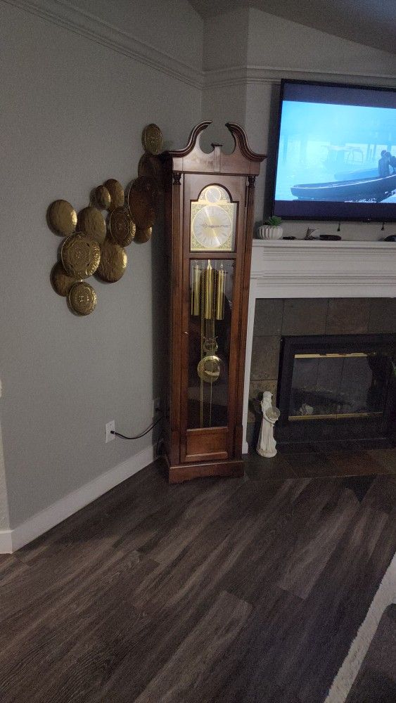 Howard Miller 610-185 Grandfather Floor Clock - Oak
