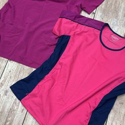 Work Uniform Scrub Tops Sz large