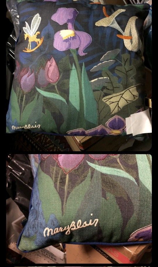 Mary Blair Alice In Wonderland 70th Anniversary Pillow
