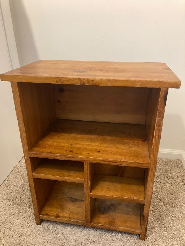 Versatile Solid Wood Nightstand / Storage Side Table