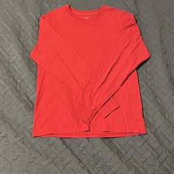 Hanes Tagless Red Cotton Shirt