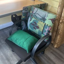 5 Jungle Print Office Adjustable Chairs