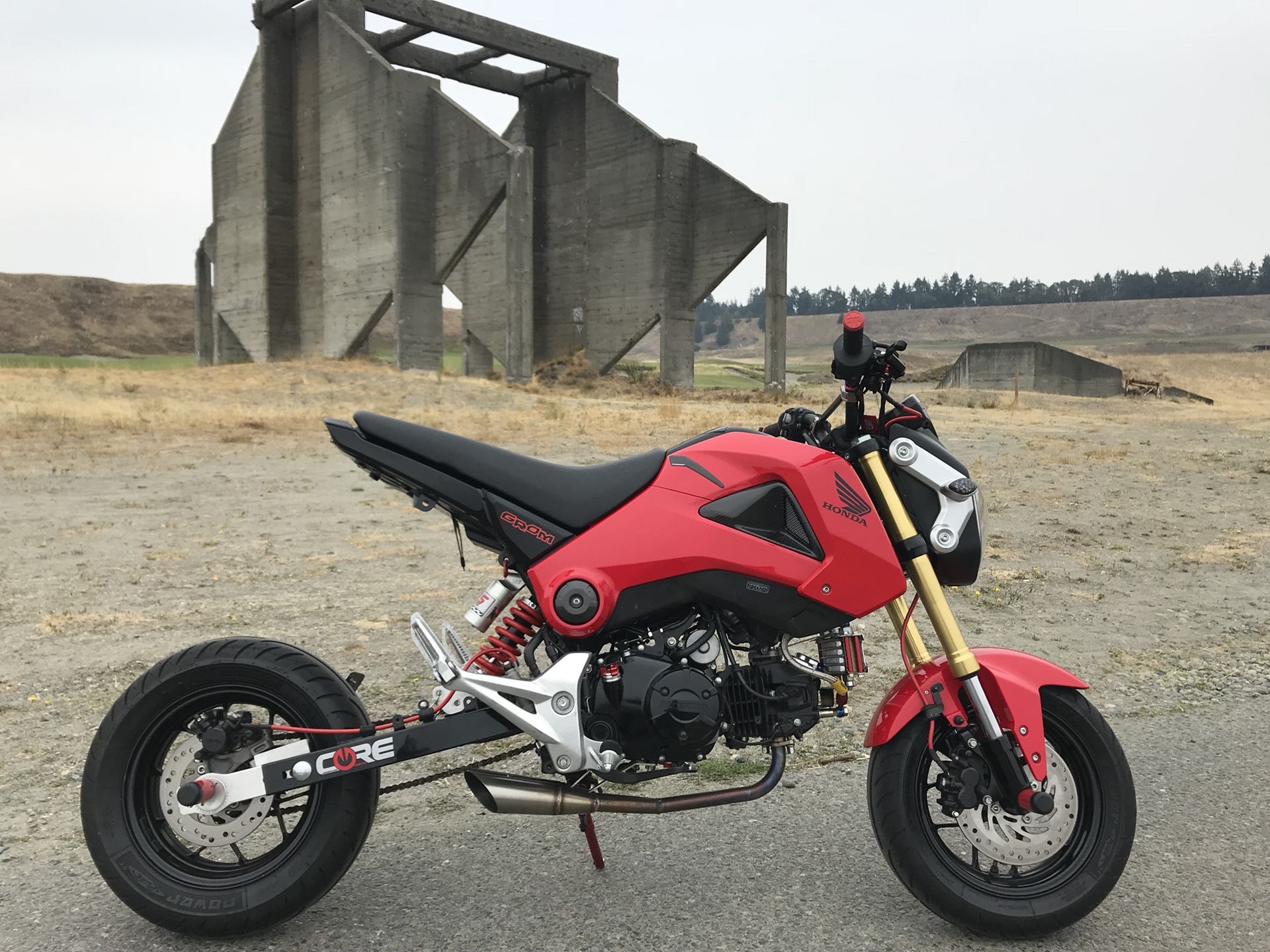 Honda Grom Stretched with a Big Bore Kit and Tons of Extras - Fast and a Fun Motorcycle!