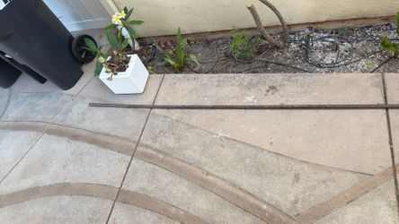 Metal rod. 1" dis x 12.5’ long.
