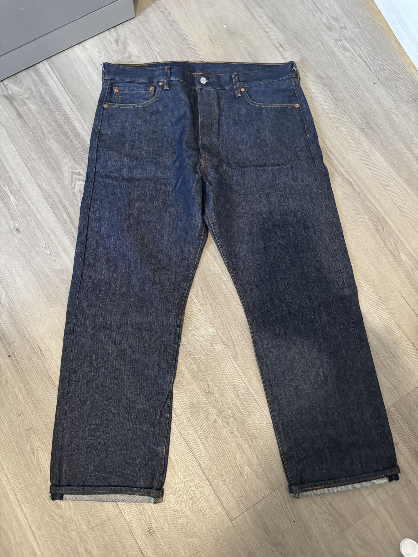 38x30 Levi 501 Jeans Rigid Blue $30
