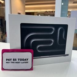 New Apple MacBook Pro 14 Inch M3 Pro Chip 18GB RAM 512GB SSD Laptop - Pay $5 To take It home And pay The rest Later 