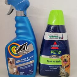 Bissell /Shout Pets Carpet Cleaner Bundle 