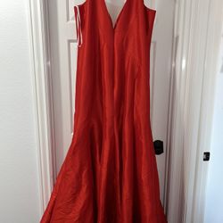 RED FORMAL GOWN