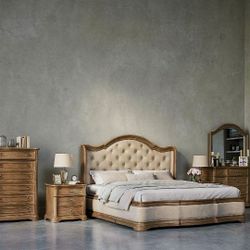 Solid Wood 5pc Bedroom Set For Sale!! Ultra Luxury! King & Queen Available 