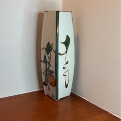 Peking collection Oriental Floral Vase Made in Japan 12 Tall  L12