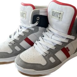 Levi's Kids Unisex Hightop Sneaker Shoe Size 3.5.