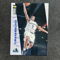 1996-97 Upper Deck Collector's Choice Stephon Marbury Card #382 Rookie RC