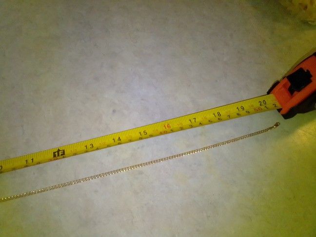 Gold Necklace 20in