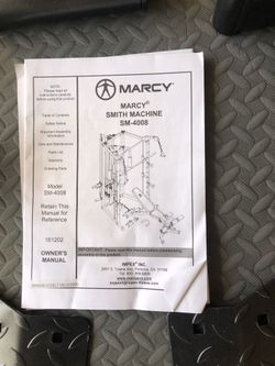 Marcy machine parts