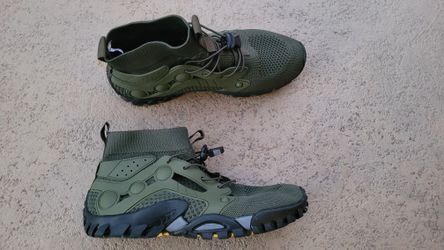 Womens Hiking Shoes Slip-On Walking Shoes Breathable Sock Sneakers