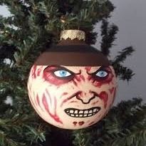 Freddy Krueger, A Nightmare On Elm Street, Hand Painted Holiday Ornament