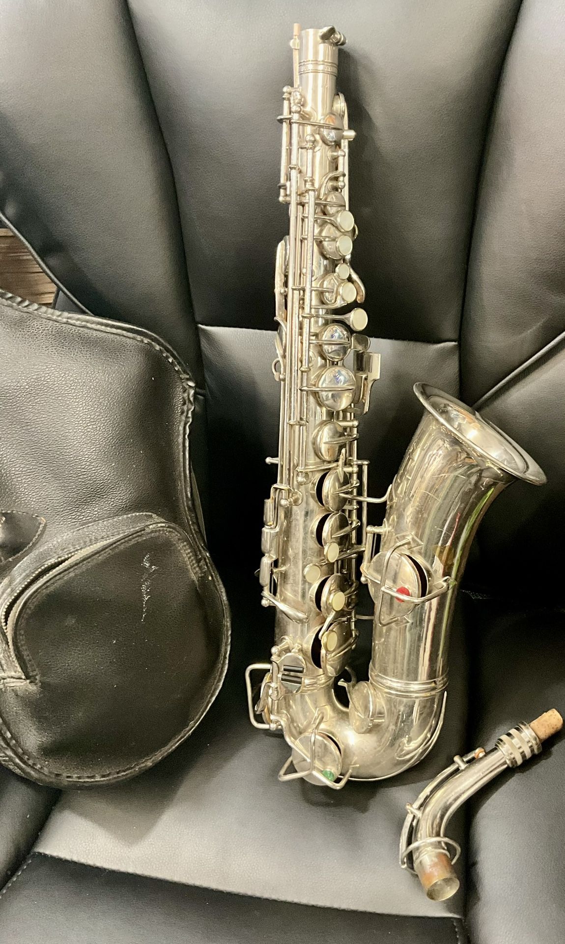 C.G. Conn III9954 -New Wonder Series 1 -Alto Saxophone 1(contact info removed) - Silver Plated w/ Vinyl Gig Bag 
