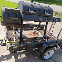 Heavy Duty Charcoal And Gas Grill