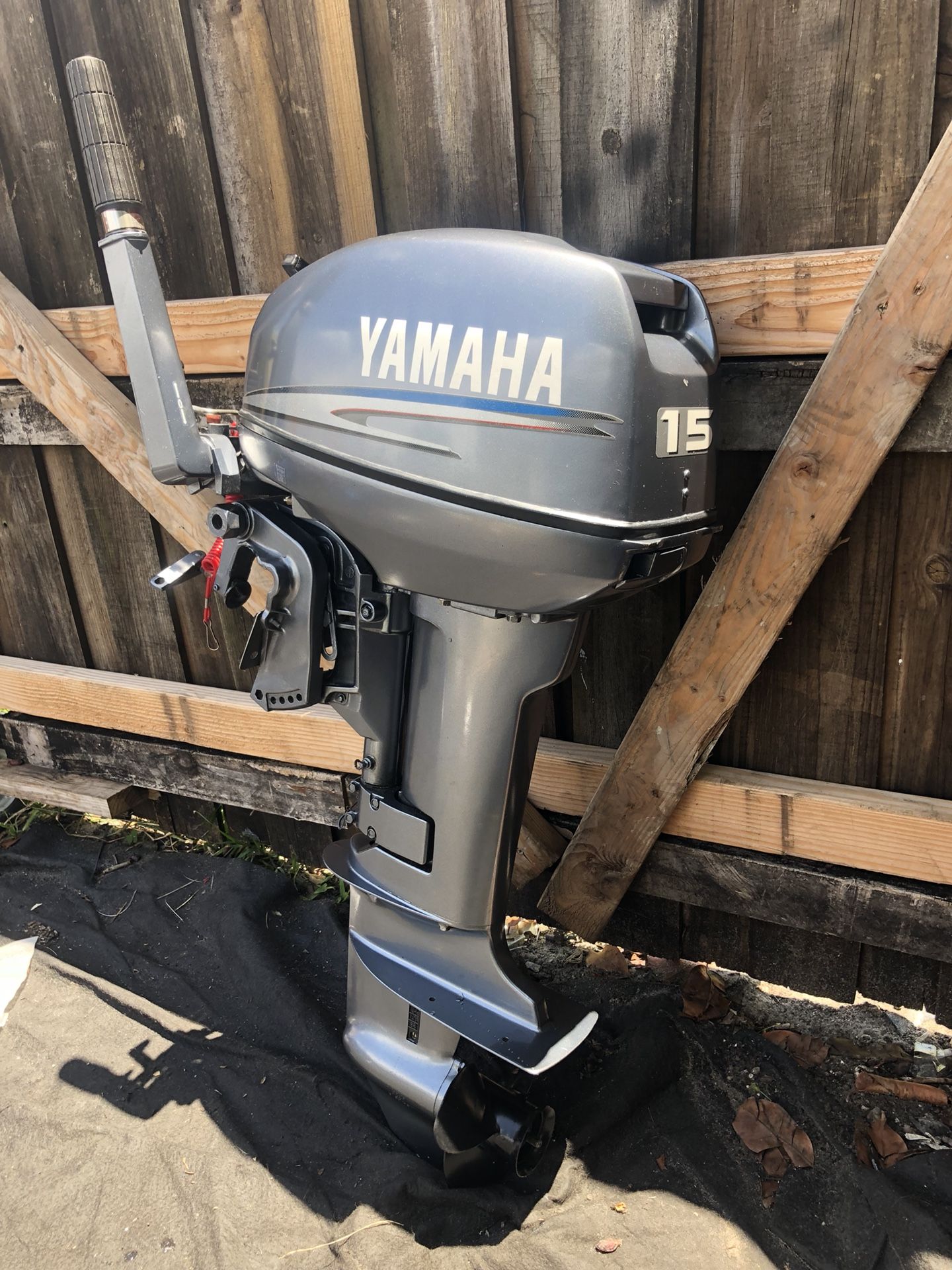 Yamaha 15 hp 2008. 2 stroke short shaft outboard