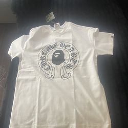 Brand new Chrome heart X bape