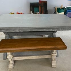 Farm style dining table