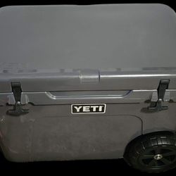 Yeti Tundra Haul Cooler With Wheels!