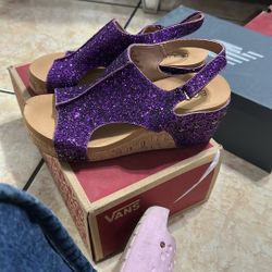 Glitter Wedge Shoe 