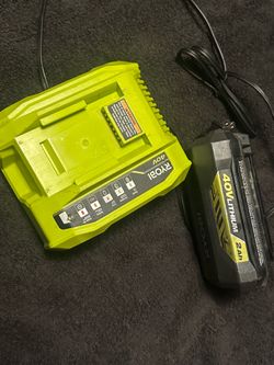 Ryobi Battery 40v With Charger