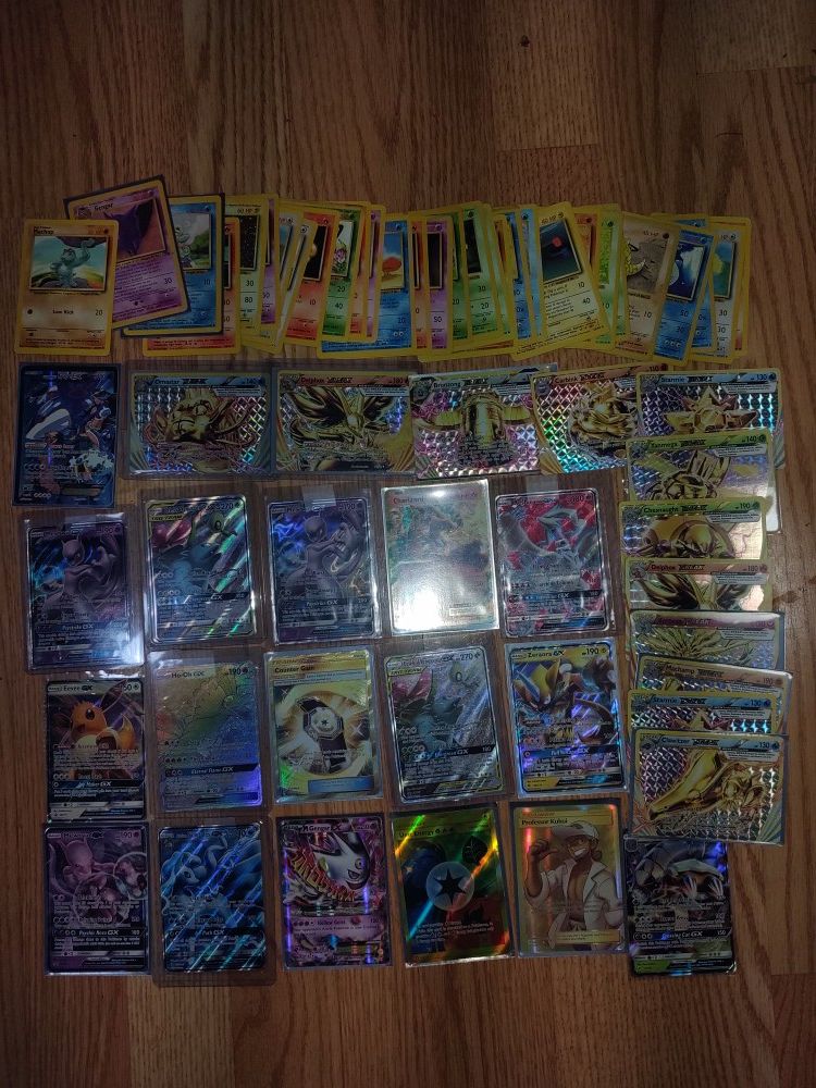 Pokemon card collection EX GX Breaks & 1st editions