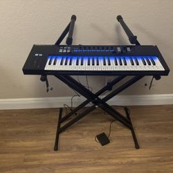 Native Instruments Komplete Kontrol S49 Keyboard with Dual Level Stand