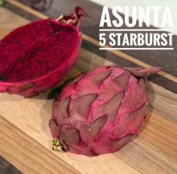 Cutting dragon fruit