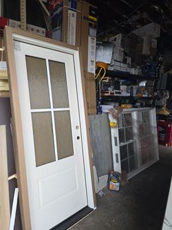Reeb therma tru fiberglass exterior door 32×80