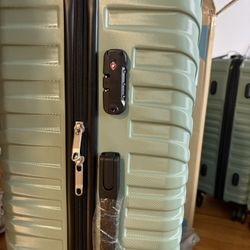 28” Pulley Suitcase/ New / Sage / 55.00