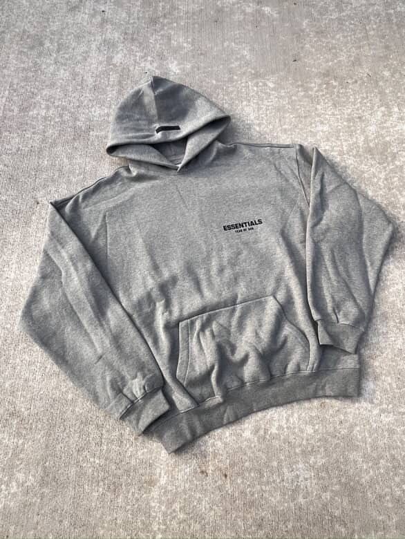 Dark Oat Essentials Hoodie